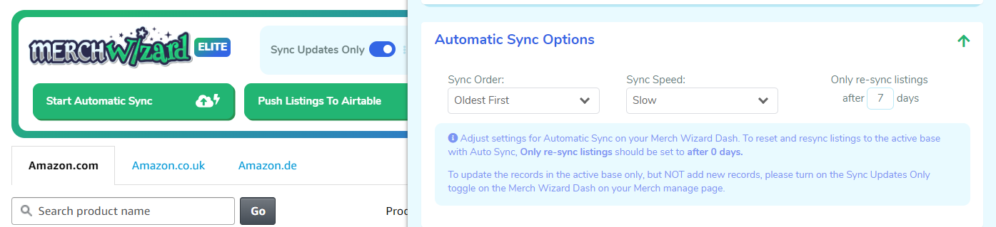 Auto Sync Products to Airtable